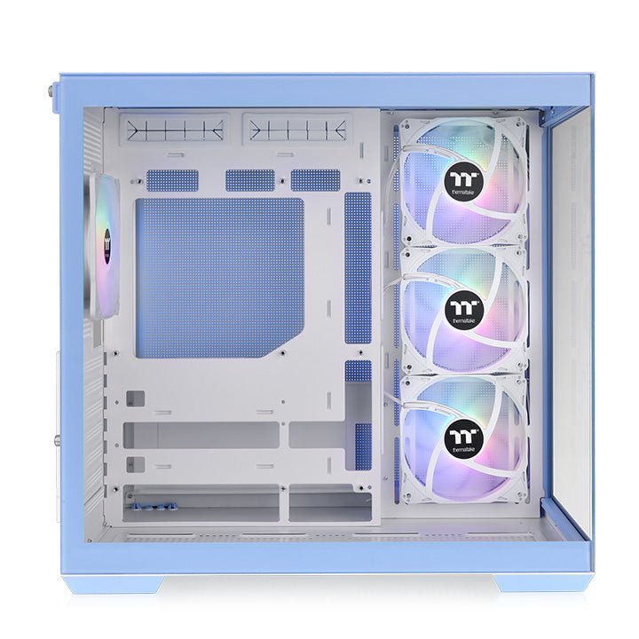 Caja Pc Thermaltake View 380 Tg Argb,  Azul Claro, Vidrio Templado X 2 Ca-1z2-00mfwn-00
