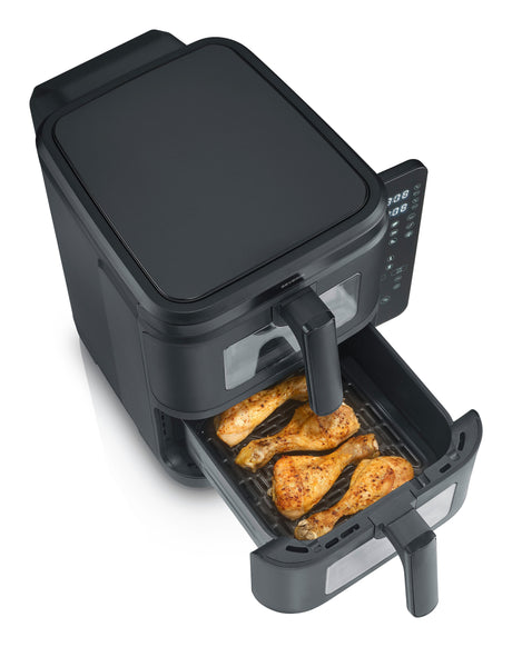 EAN 4008146048333 - Severin FR 2468 Doble 11 L Independiente 2800 W Freidora de aire caliente Negro imagen 2
