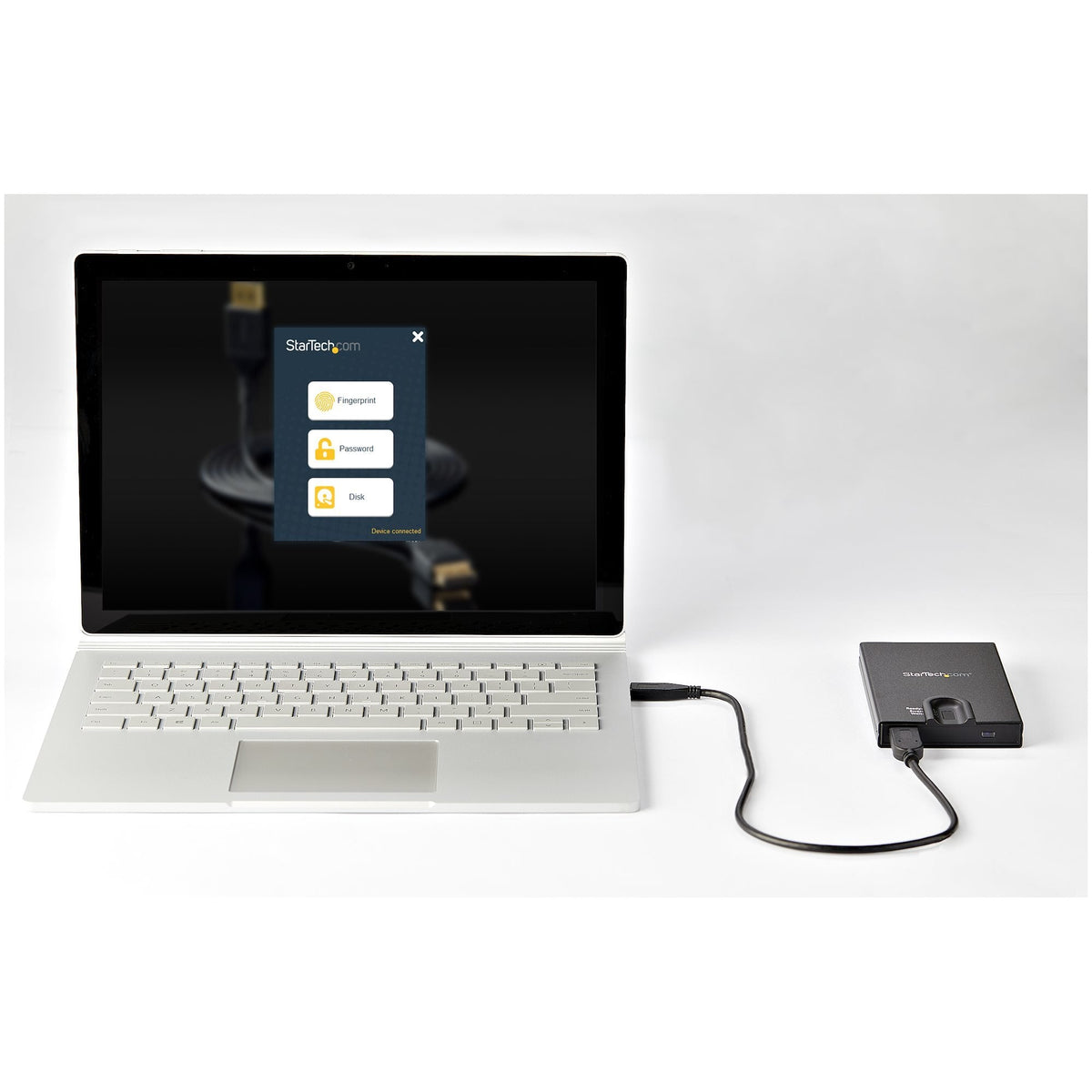 Startech Caja Usb 3.0 Sata 2,5" Acceso Huella