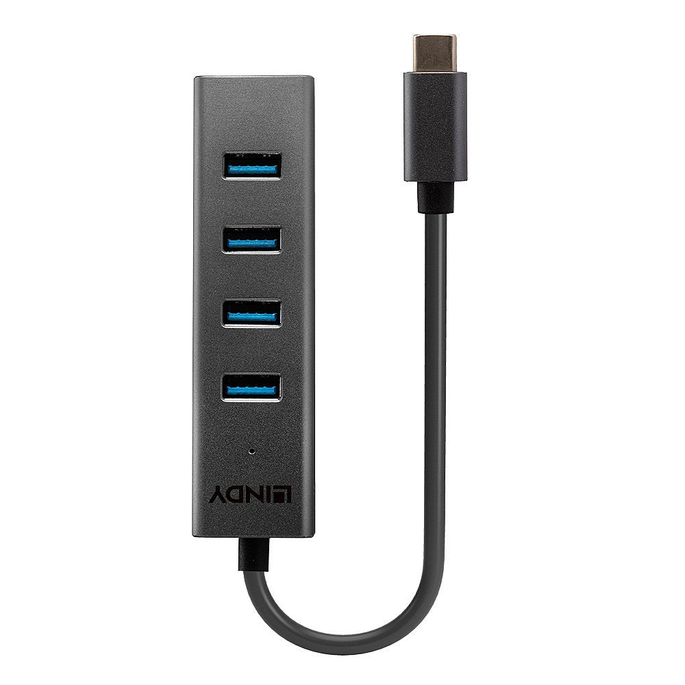 EAN 4002888433259 - Lindy 43325 hub de interfaz USB 3.2 Gen 1 (3.1 Gen 1) Type-C 5000 Mbit/s Gris imagen 2