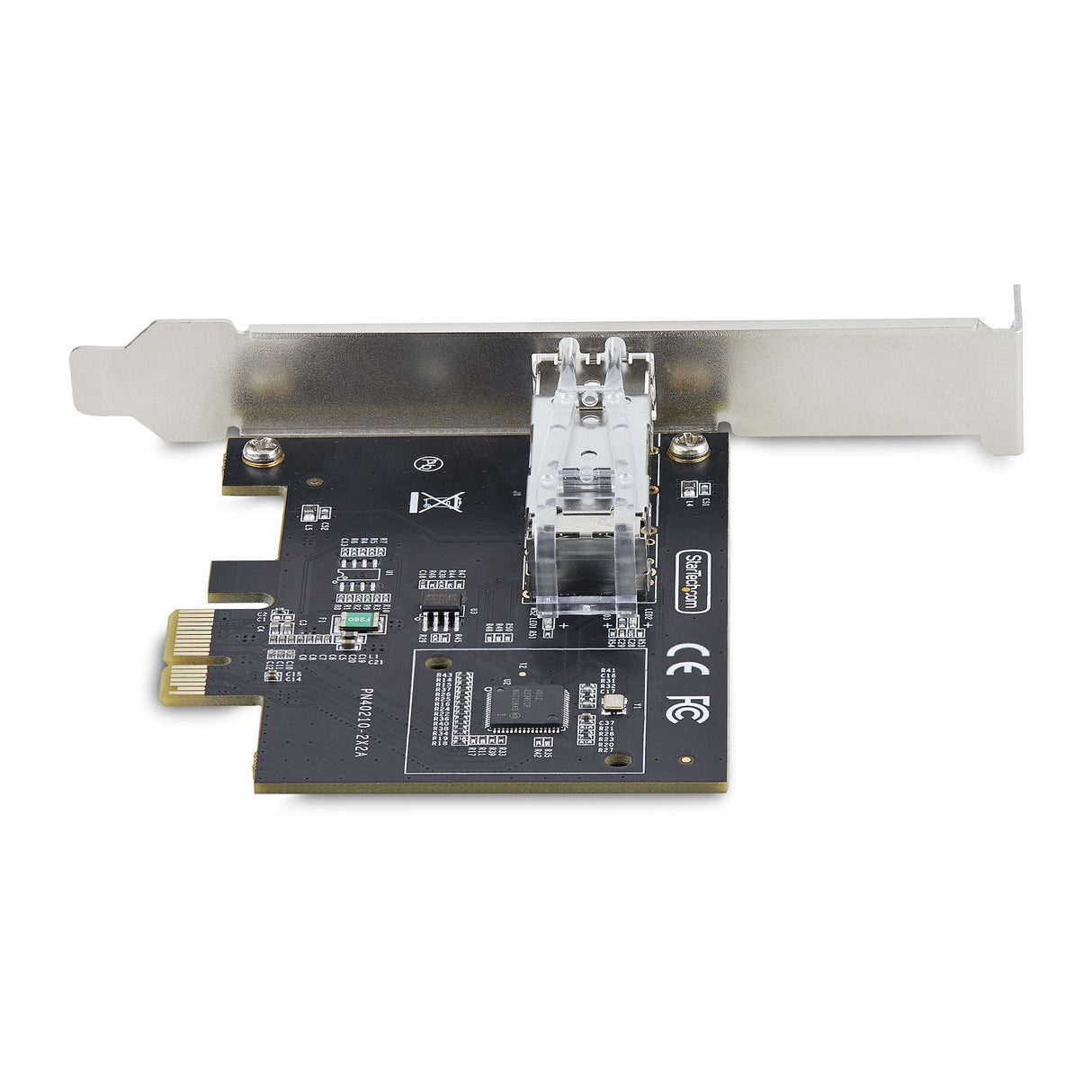 Startech.Com Tarjeta Pcie 2.1x1 De Red De Fibra Óptica/Cobre Ethernet 1gb Sfp De 1 Puerto - Chipset Controlador Intel I210-Is - Cobre De 1000base/Fibra Óptica - Nic