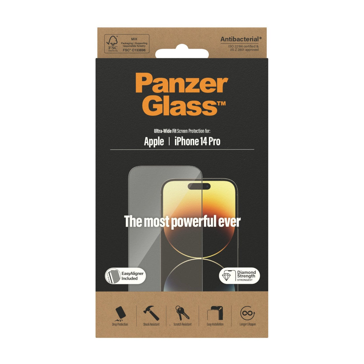 Apple Iphone 14 Panzerglass  Pro Uwf Ab W. Applicator
