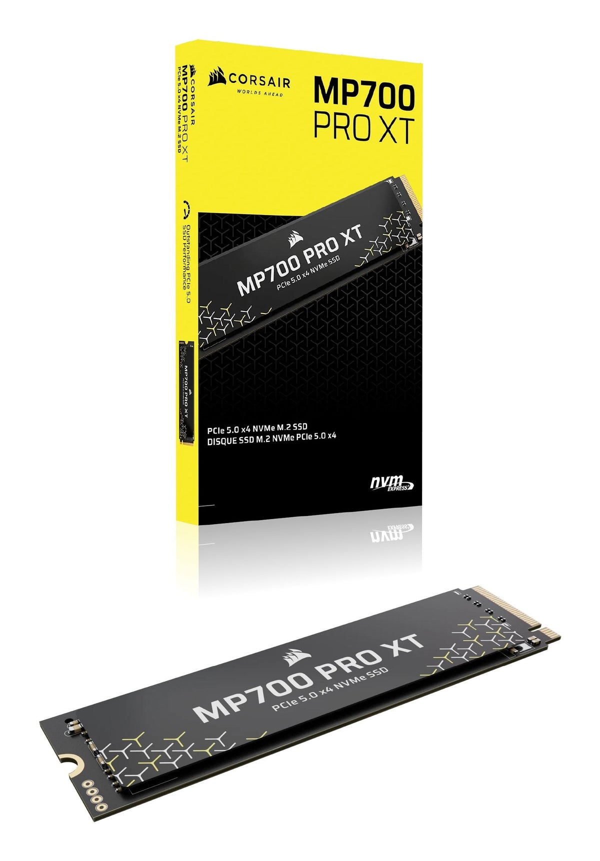 Disco Duro Corsair Mp700 Pro Xt 1tb M.2 Pcie 5.0 Nvme 14.900mb/S Encriptación
