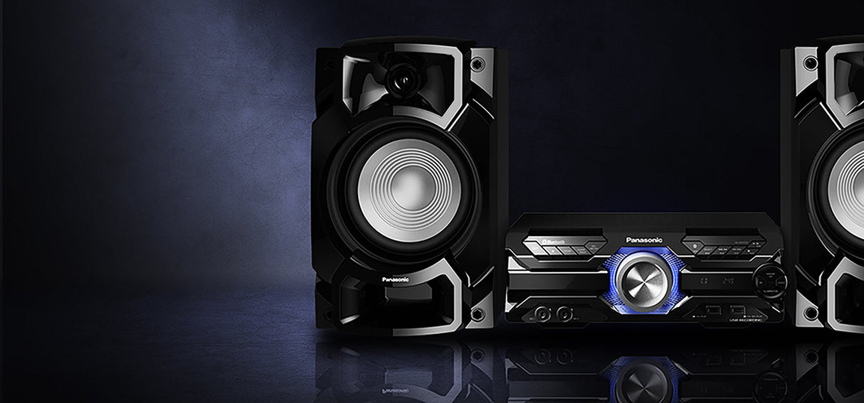 Mini Cadena De Música Panasonic Sc-Akx520  Para Uso Doméstico 650 W Negro
