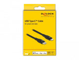 Delock Daten- Y Cable De Carga Usb Tipo-C A Lightning Negro 0,5 M Mfi