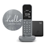 Teléfono Gigaset Cl390  Dect/Analógico Identificador De Llamadas Gris