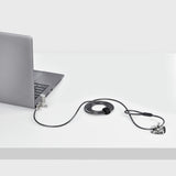 Startech 25-Pack Laptop Lock, Compatible W Noble Wedge Nano K-Slot - Sicherheitscableschloss - Schwarz, Silber - 2 M - Taa