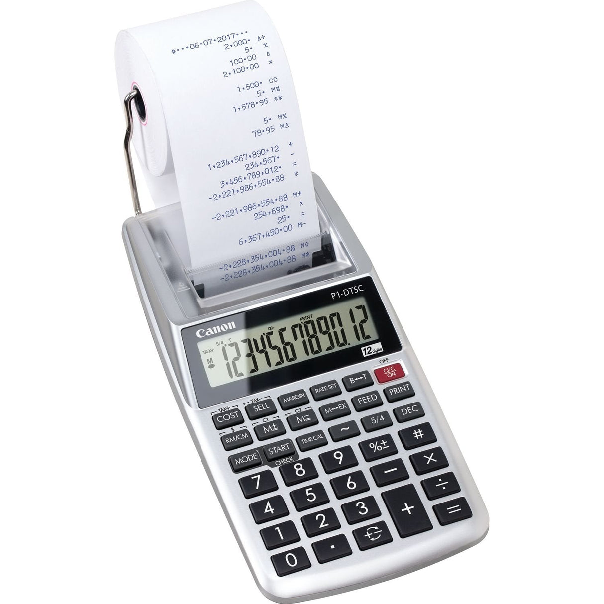 Calculadora Canon Impresion Portátil P1 Dtsc Ii Hwb 12 Digitos