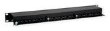 Roline 48,26cm 19zoll-Patchpanel 1 He 24 Ports Kat.5e Class D Schwarz