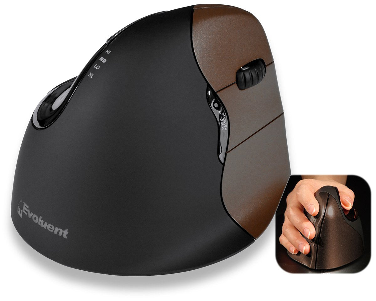 Evoluent Verticalmouse 4 Small Wireless Ratón Mano Derecha Rf Inalámbrico Óptico