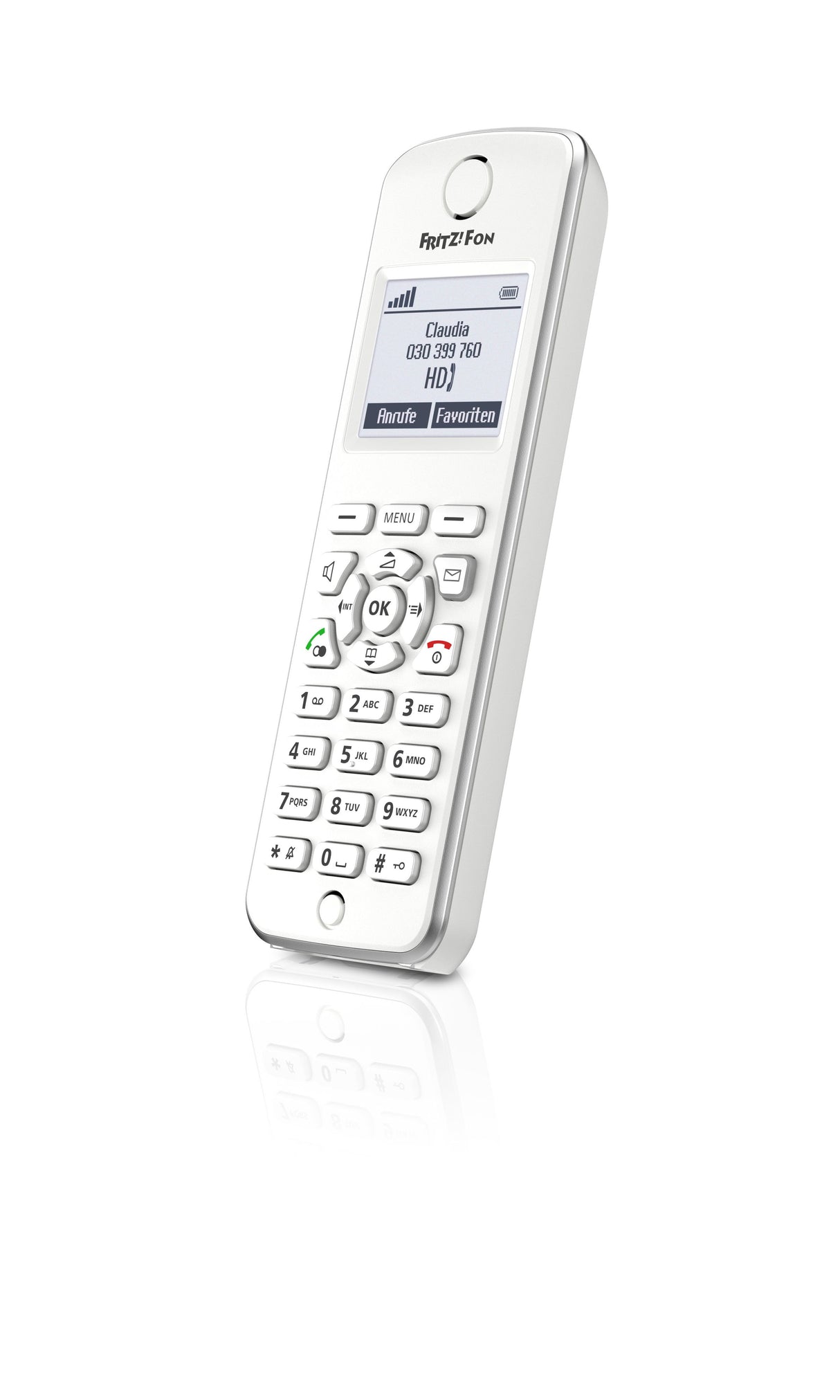 EAN 4023125025112 - Fon FRITZ! M2, DE Teléfono DECT Identificador de llamadas Blanco imagen 3