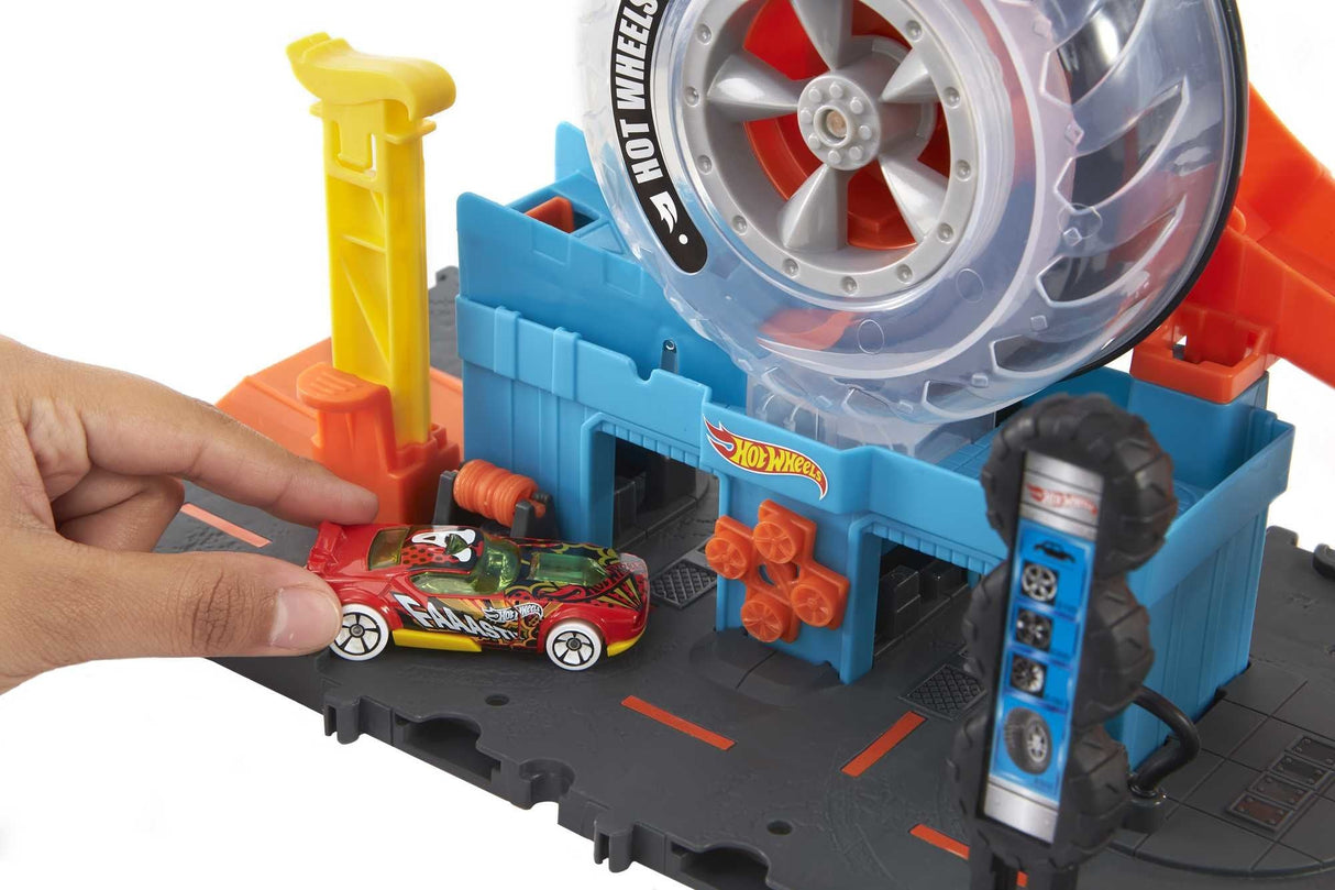 Hot Wheels City Super Ripe Shop, Play Building Multicolor, Incluido El Vehículo Hot Wheels Hdp02