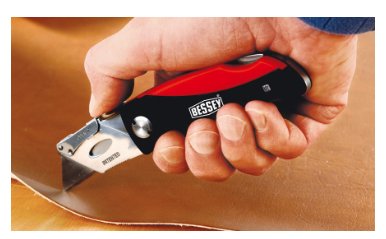 Bessey Dbkph-Set Cúter Cuchillo De Hoja Fija Negro, Rojo