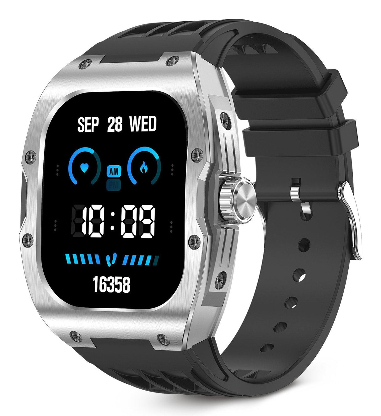 Smartwatch  Ksix Hero Black 1.95"