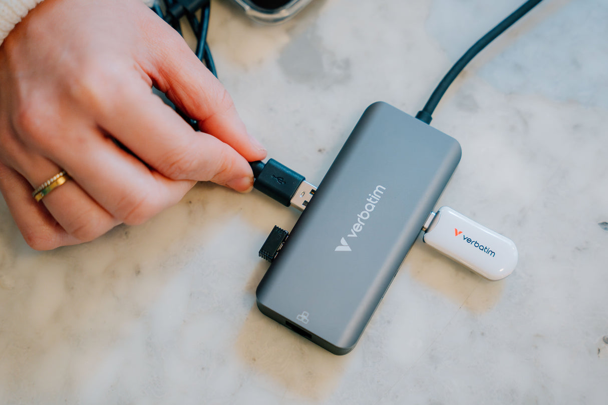 EAN 0023942321576 - Verbatim 32157 hub de interfaz USB 3.2 Gen 1 (3.1 Gen 1) Type-C 5000 Mbit/s Gris imagen 4