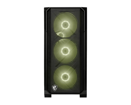 EAN 4711377386241 - MSI MAG FORGE M120R AIRFLOW carcasa de ordenador Mini Tower Negro, Transparente imagen 3
