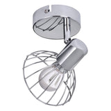 Activejet Gizel Aplique De Techo Simple Cromo E14 Foco Para Salón