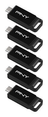 Usb-Mick 64gb Pny Elite Usb 3.2 Type-C 5-Pack Retail