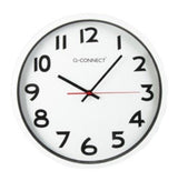 Q-Connect Kf15591 Reloj De Mesa O Pared  Analógico Alrededor Blanco