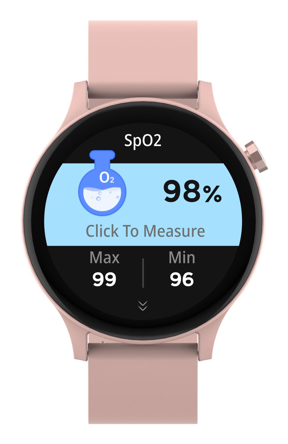Smartwatch Denver Swc-338ro  3,51 Cm (1.38") Tft 44.5 Mm Digital 240 X 240 Pixeles Pantalla Táctil Rosa