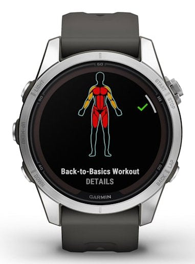 Garmin 7s Pro Solar Edition Silver Gray Smartwatch 42mm