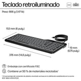 EAN 197192768549 - HP 400 Backlit Wired Keyboard teclado Hogar USB Negro imagen 11