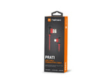 Natec Nka-1201 Extreme Media Cable Usb Typ-C A Usb (M), 1 M, En Ángulo, Rojo