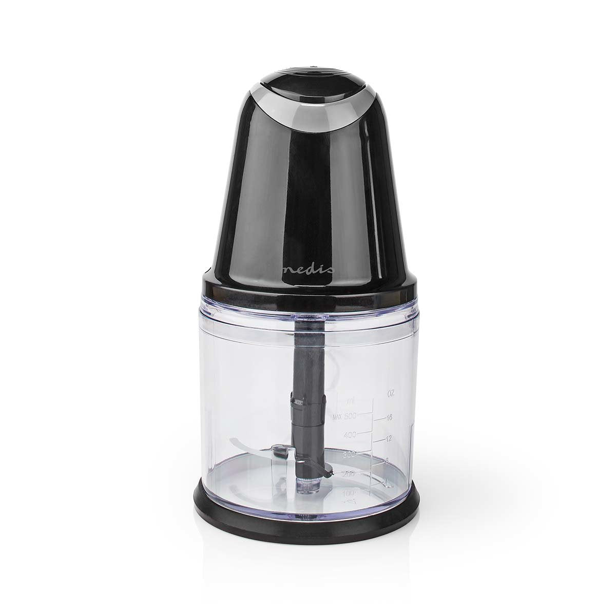 Nedis Picadora De Alimentos  260 W  0.5 L  Plstico  2 Ajustes De Velocidad  Negro