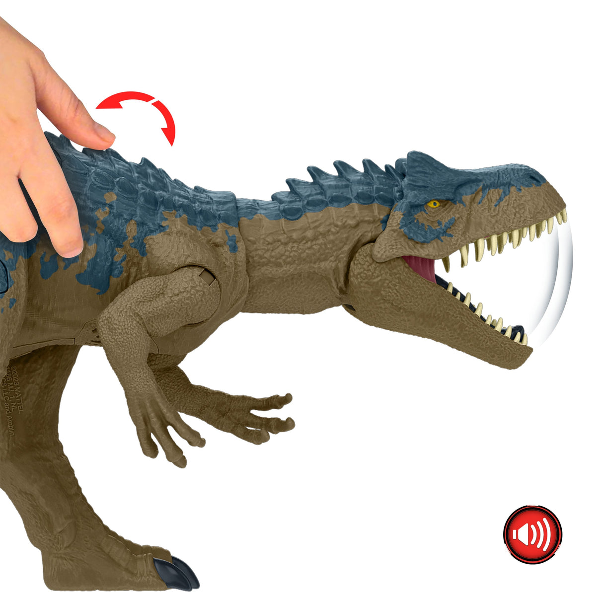 Mattel Jurassic World Rampage Allosaurus, Personaje Con Movimientos De Ataque Y Ruidos Hrx51