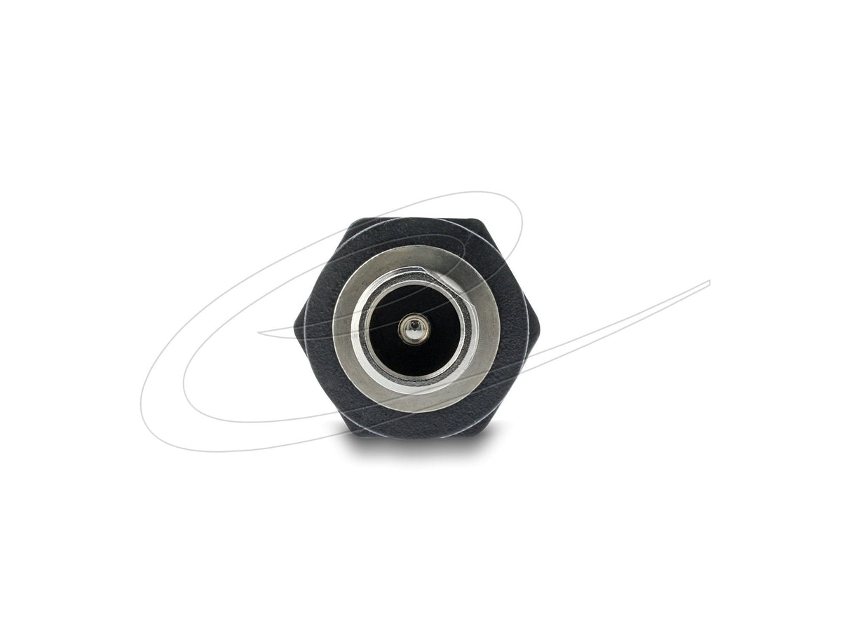 Delock Hohlmacho Adaptador Dc 5,5 X 2,1 Mm Hembra Auf Hembra Con Gewinde Gewinke
