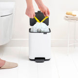 EAN 8710755236723 - Brabantia Bo 4 L Rectangular Acero Blanco imagen 3