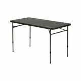 Mesa De Camping Coleman Mediana 2199745 (Negro, 122 X 61 Cm, Aprox. 71 Cm De Alto)