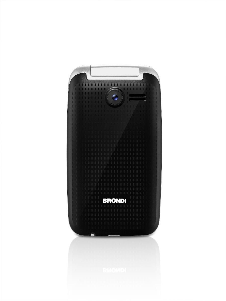 EAN 8015908770506 - Brondi Contender 7,62 cm (3") Negro Teléfono para personas mayores imagen 5