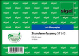 Sigel Zeiterfassungsformular - 50 Hoja - A6 (105 X 148 Mm)