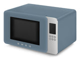 Microondas Smeg Con Grill Moc01sbmeu, 4 Fkt, 1900w, Azul Tormenta Mate