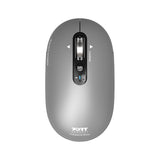 Port Connect Wireless & Bluetooth Rechargeable Pure Mac Mouse, Light Gray