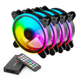 EAN 5901986047940 - Savio FAN-01 4-pack 120mm ARGB fan including controller and remote control Carcasa del ordenador Ventilad imagen 1