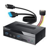Grisgear Multi Frontblende 4-Fach + Kartenleser Usb,Sd,Micro