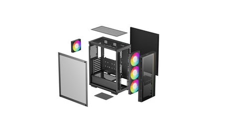 EAN 6933412774341 - DeepCool MATREXX55 V4 C Midi Tower Negro imagen 12
