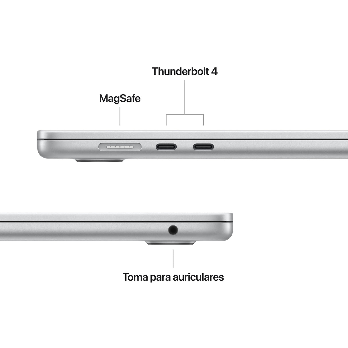 Apple Macbook Air 15,3' M5 10-Core Cpu 24gb 1tb Ssd 10-Core Gpu Plata