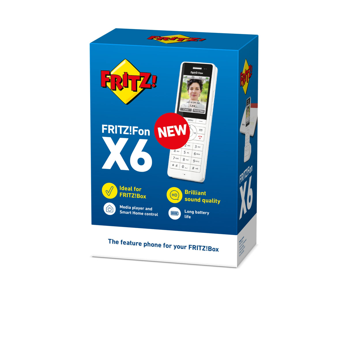Teléfono Fritz!Fon X6  Dect Identificador De Llamadas Blanco