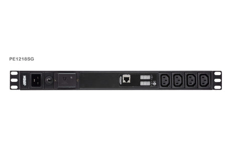 EAN 4710469340857 - ATEN PE1218SG-AT-G unidad de distribución de energía (PDU) 18 salidas AC Negro imagen 1