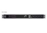 18-Outlet 1u Pdu With Current  Accs And Voltage Lcd Display Overcurr