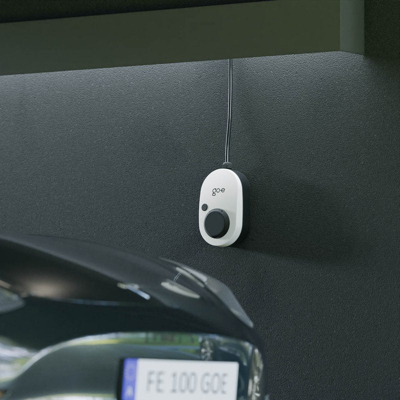 Go-E Charger Gemini, 11 Kw (16a Trifásico), Caja De Pared (Blanco/Negro, Sin Cable)  Ch-04-11-51