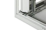Armario De Red De 42ua Unique, 2053x800x800 Mm Bastidor Abierto, Gris
