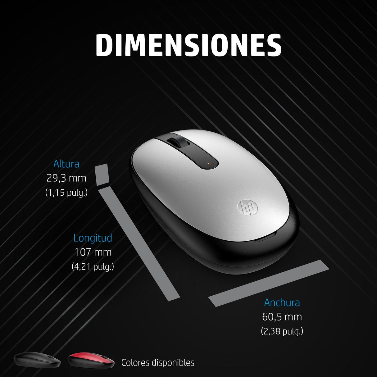 Hp Ratón Bluetooth 240 Blanco Lunar