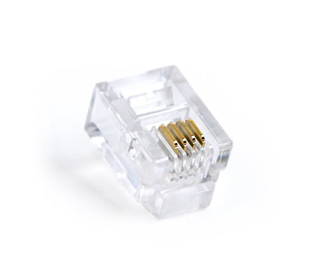 EAN 8716309101394 - Gembird MP-6P4C/100 conector Oro, Transparente imagen 2