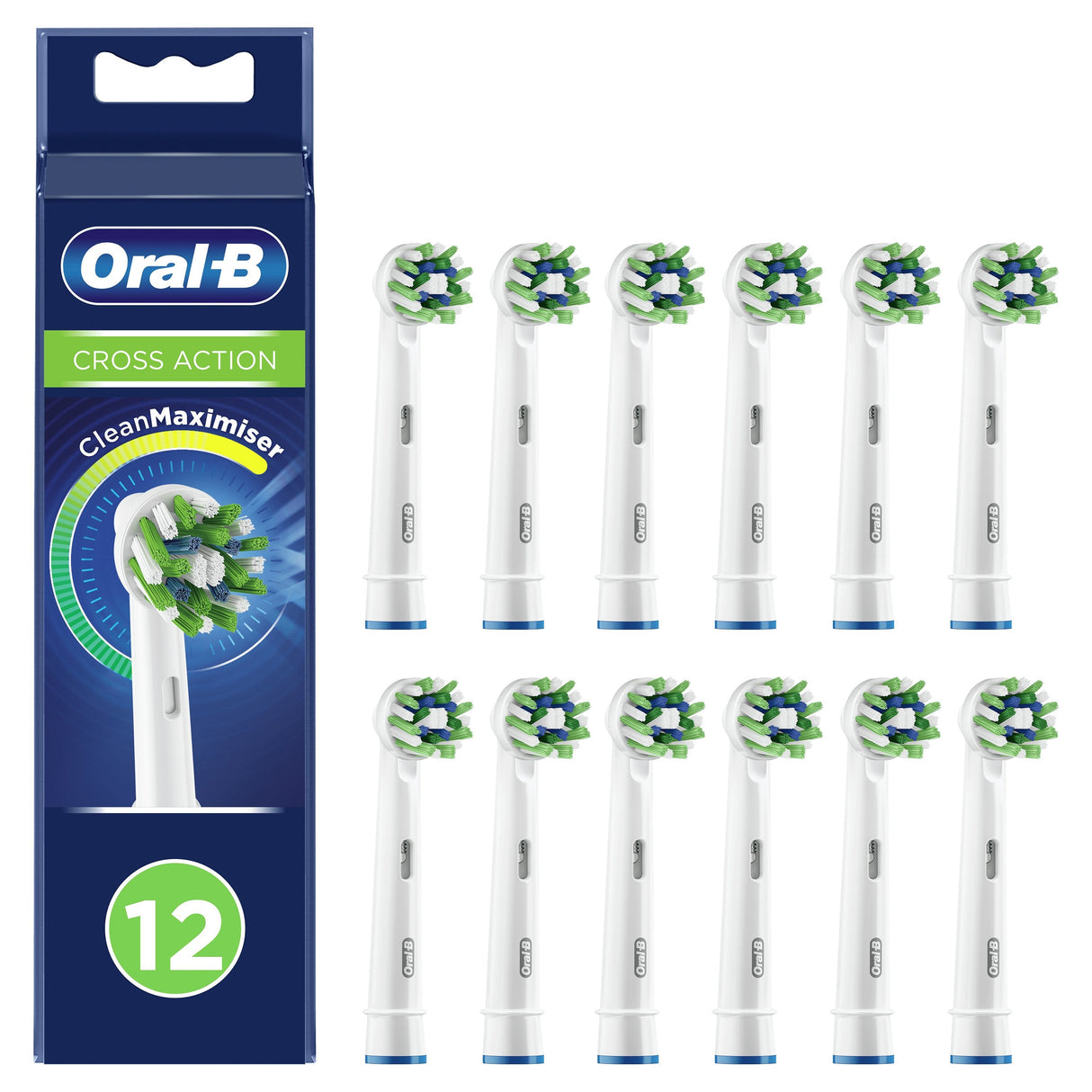Oral-B Crossaction Aufsteckbürsten Para Elektrische Zahnbürste 12 Piezas