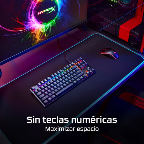 EAN 0196548062249 - HyperX Alloy Origins Core PBT HX Red Gaming Keyboard teclado Juego USB Negro imagen 4