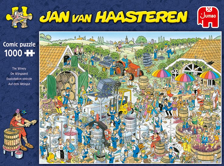 Jan Van Haasteren - The Winery,  1000 Piece Puzzle (19095)